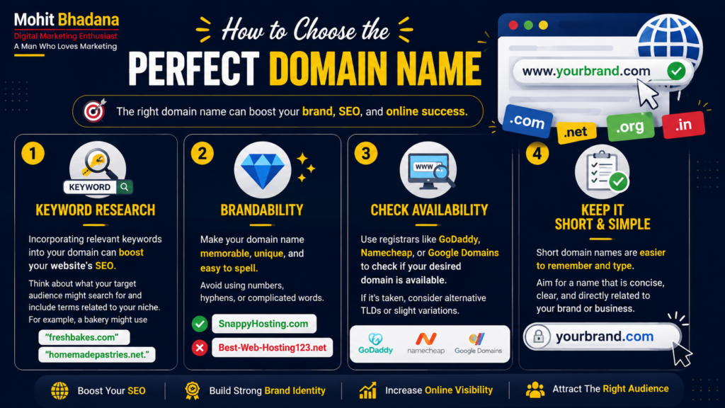 How to Choose the Perfect Domain Name