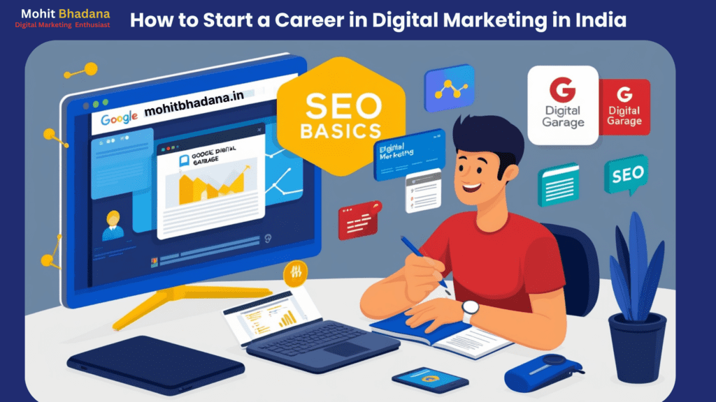 how to start a career in Digital marketing in india