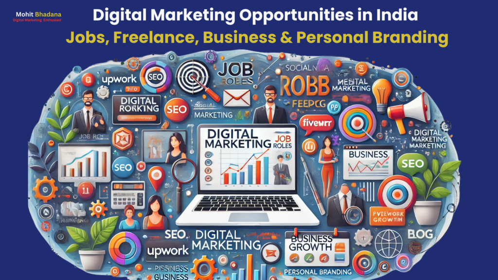 Exploring Digital Marketing Opportunities: Jobs, Freelance, Business & Personal Branding