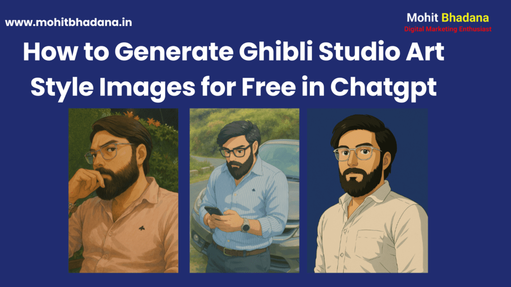 How to Generate Ghibli Studio Art Style Images for Free in Chatgpt
