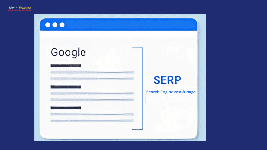 serp - search engine result page