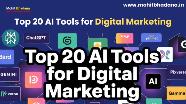 Top 20 AI Tools for Digital Marketing