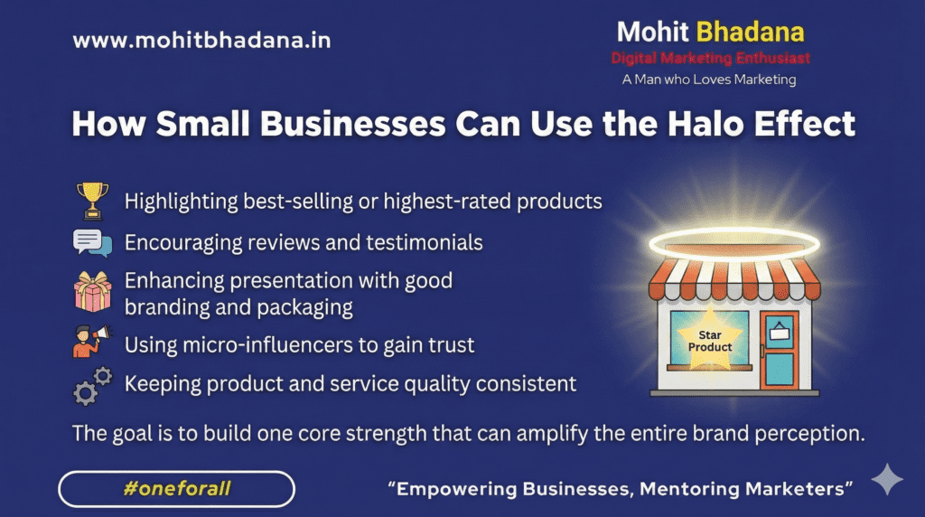 How Small Businesses Can Use the Halo Effect