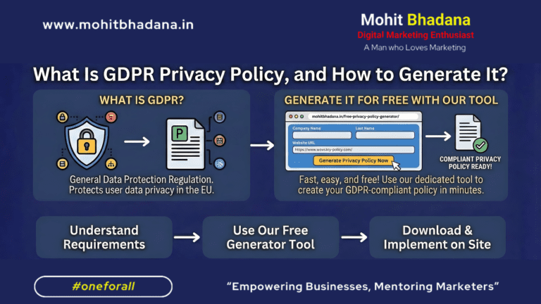 What Is GDPR Privacy Policy, and How to Generate It?