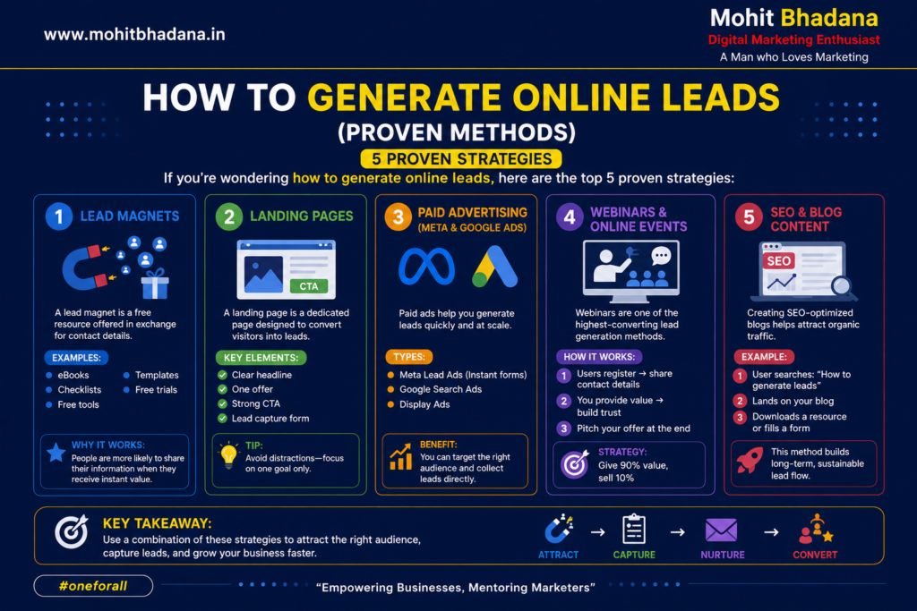 How to Generate Online Leads (Proven Methods)