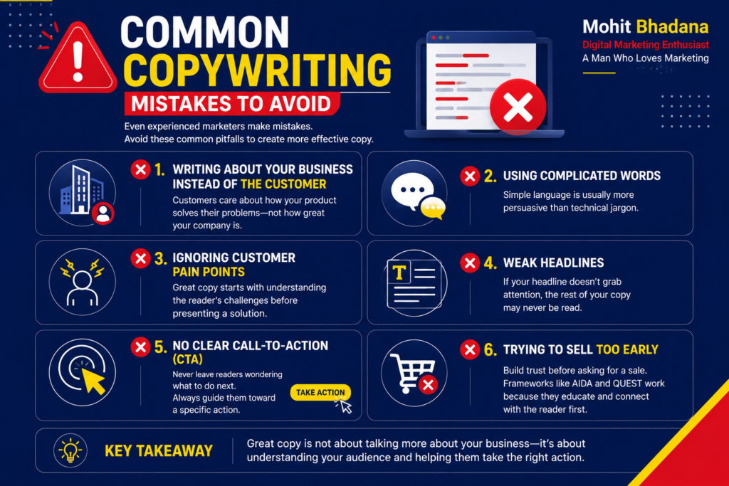 Common Copywriting Mistakes to Avoid