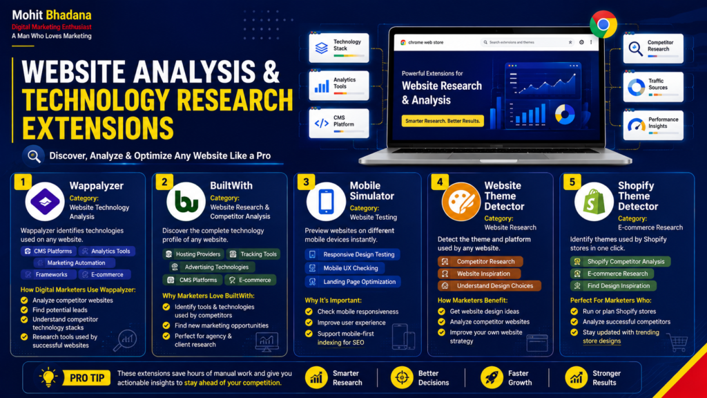 Website Analysis & Technology Research Extensions